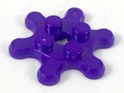 Plate Special 2 x 2 Splat Gear, 6 Teeth