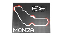 Monza circuit map