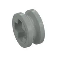 Technic Bush 1/2 Smooth with Axle Hole Semi-Reduced / Light Gray