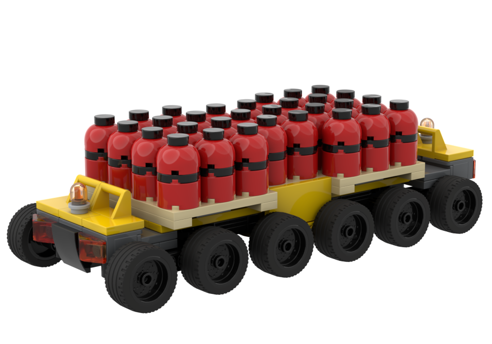 Lego APM (Autonomous Pallet Mover) With Steering