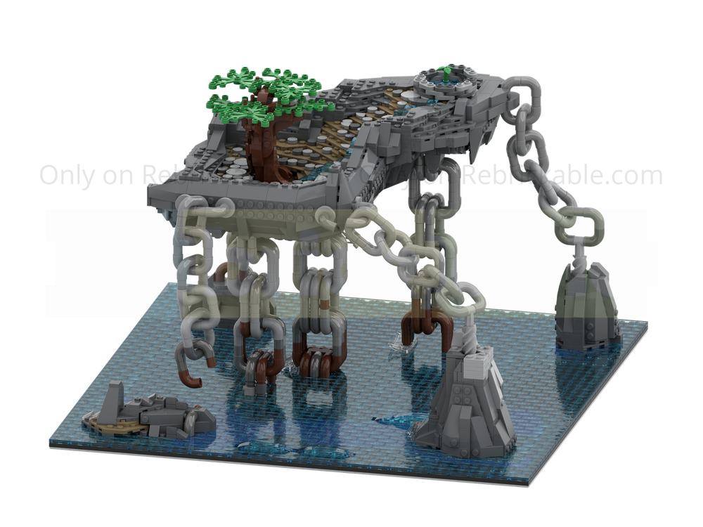 Lego Anchored Isle