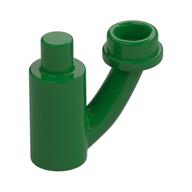 Lego Plant, with Bar and Off-shoot with Stud / Green