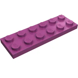 Plate 2 x 6 / Magenta