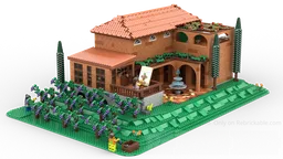 Tuscan villa and vinery