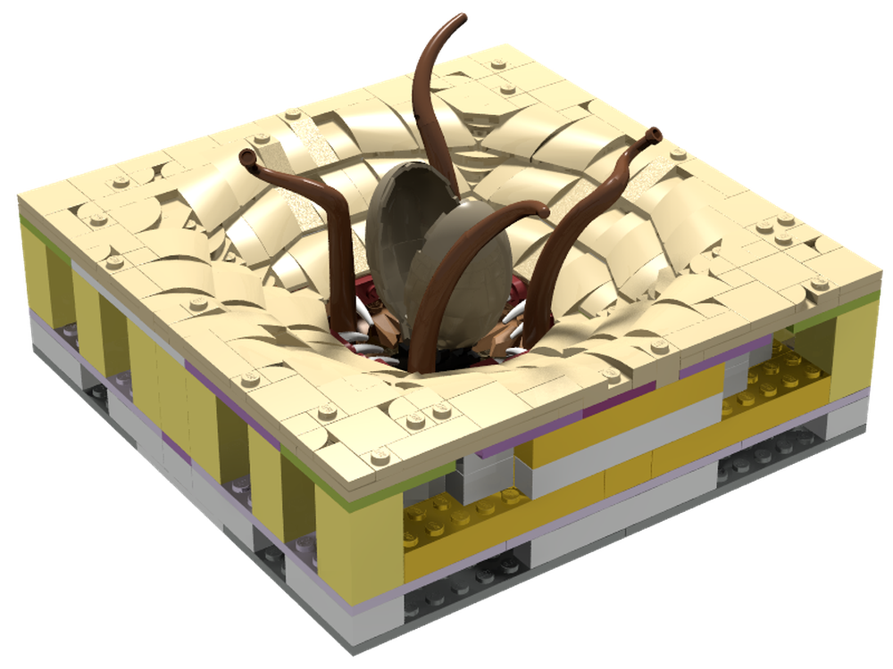 Lego Sarlacc Pit for MILS Plate