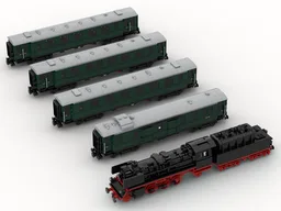 BR23 Passengertrain (Moc-Pack) (8w)