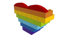 11005 Rainbow Heart (RPC MOC 11/18)