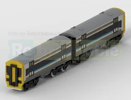 Class 158 Two Carriage DMU Train In Regional Railways Livery