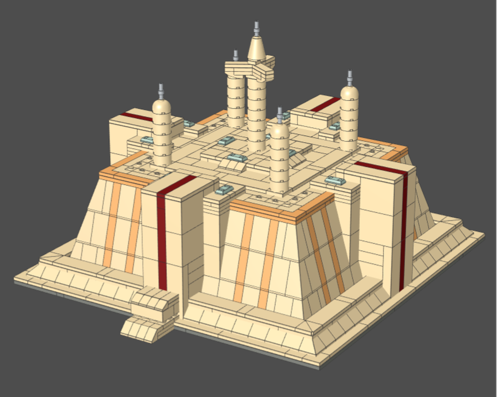 Lego Coruscant Temple