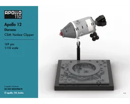 Apollo 12 Diorama – CSM 'Yankee Clipper' [1:110 scale]