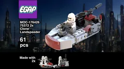 75372 2x Clone Landspeeder