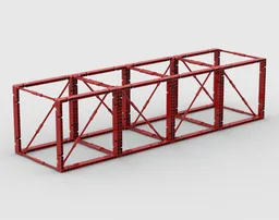"Gittermast" (Lattice mast) for a crawler crane in Arocs scale