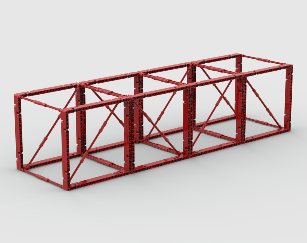 Lego "Gittermast" (Lattice mast) for a crawler crane in Arocs scale