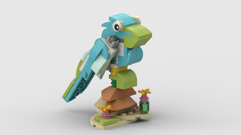 Lego Blue Parrot