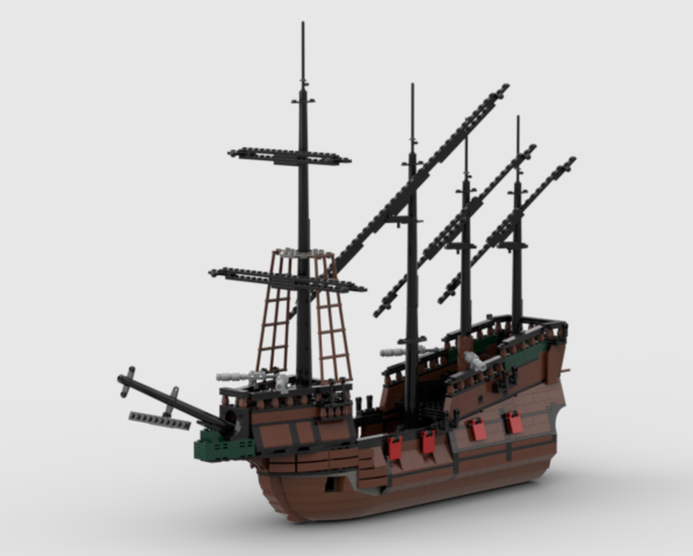 Lego Round Caravel