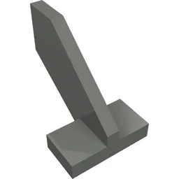Tail Shuttle - Small / Dark Bluish Gray
