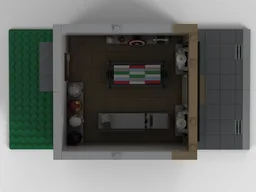 Modular Comicbook Store with interior