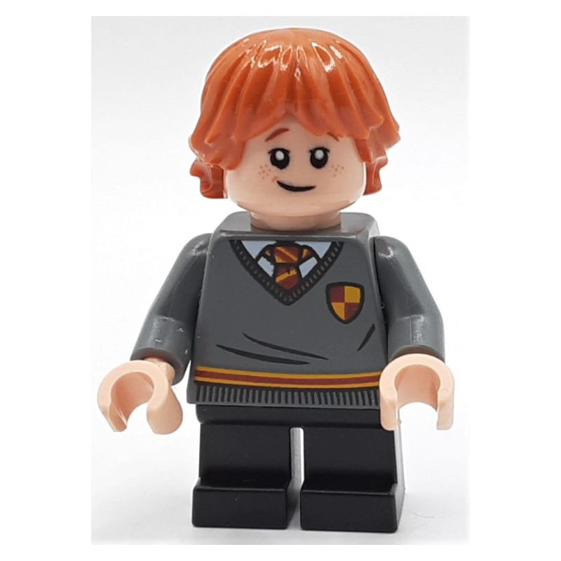Lego Ron Weasley, Gryffindor Sweater with Crest, Short Black Legs