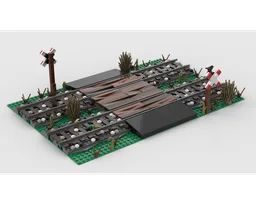 Old train crossing