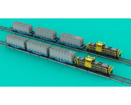 Technic Trains: Container Car
