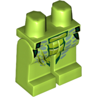 Lego Hips and Lime Legs with Green Scales Print (Spitta)