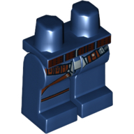 Lego Hips and Dark Blue Legs with Gunbelt Print / Dark Blue