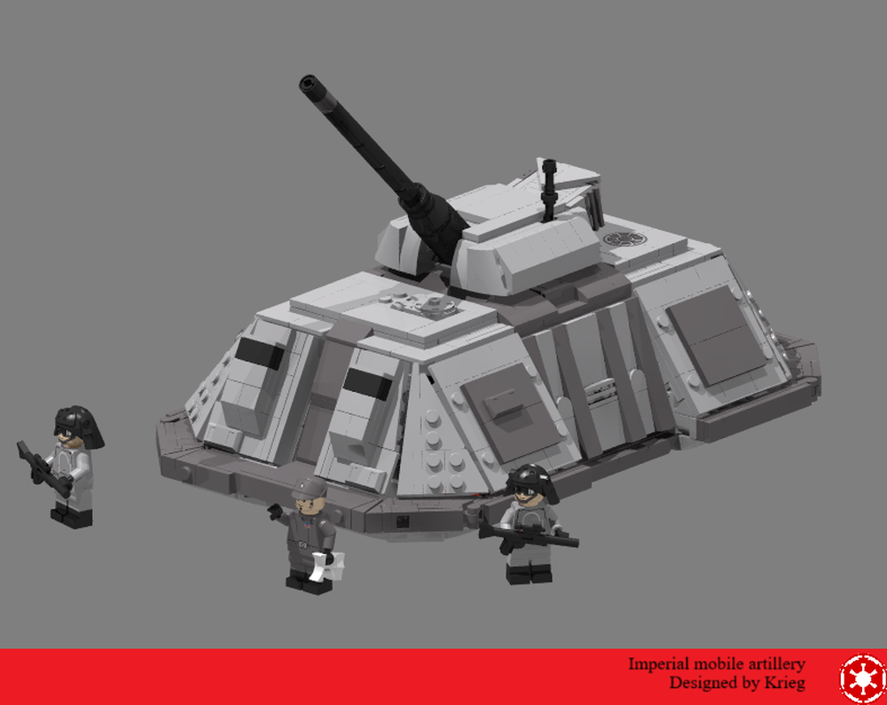 Lego Imperial mobile artillery hovertank