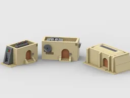 MOC - Tatooine Modular Building 09