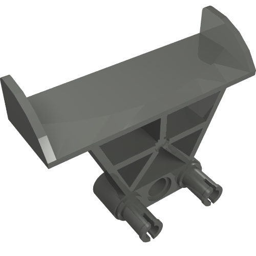 Lego Spoiler 3 x 4 x 6 / Dark Bluish Gray