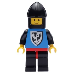 Knight (Black Falcons) - Black Legs, Chin-Protector