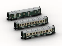 Bavarian Express Train (Moc-Pack) (8w)