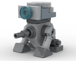 T3-M4 Droid Minifig-scale