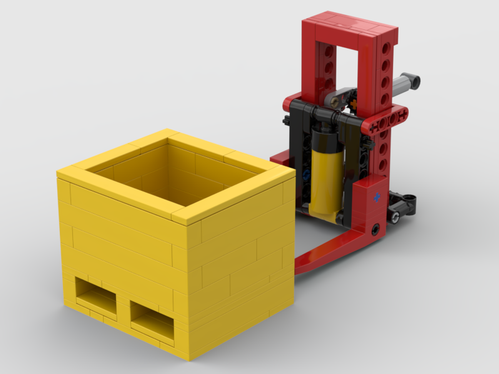 Lego Tractor back forklift for Massey Ferguson 7S / Deutz-Fahr TTV610 / Landini 8550