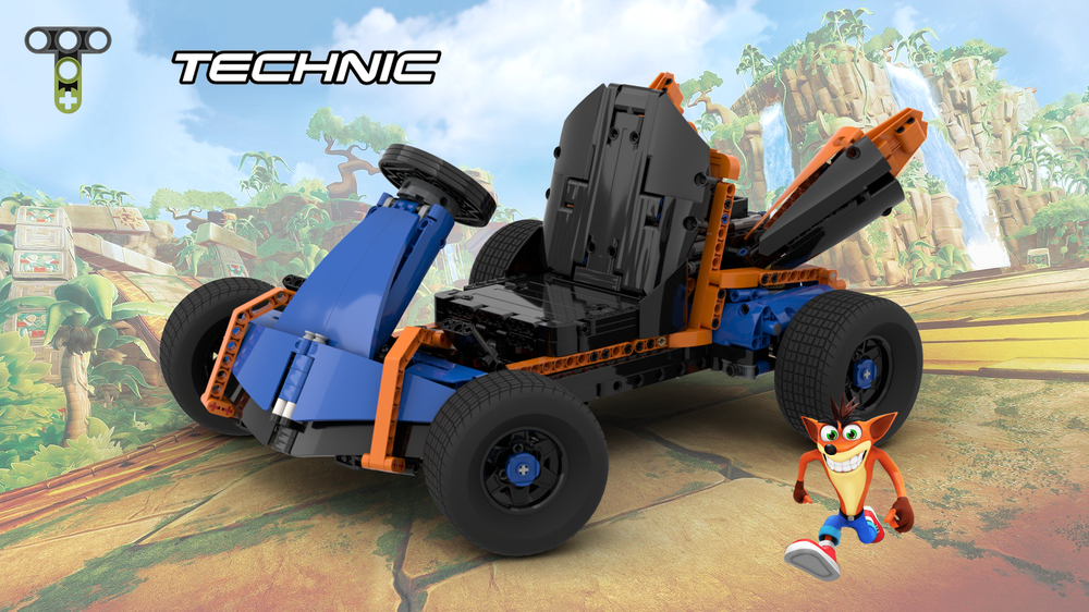Lego 42141 Crash Team Racer - McLaren alternate build