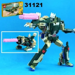 Transformer Galvatron from LEGO Creator set 31121: Crocodile