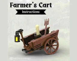 Farmer's Cart - Lego Medieval Castle moc