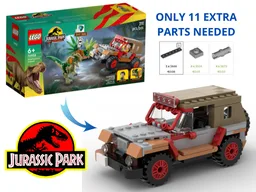 76958 8-studs-wide Jeep Wrangler MOD (2 versions)