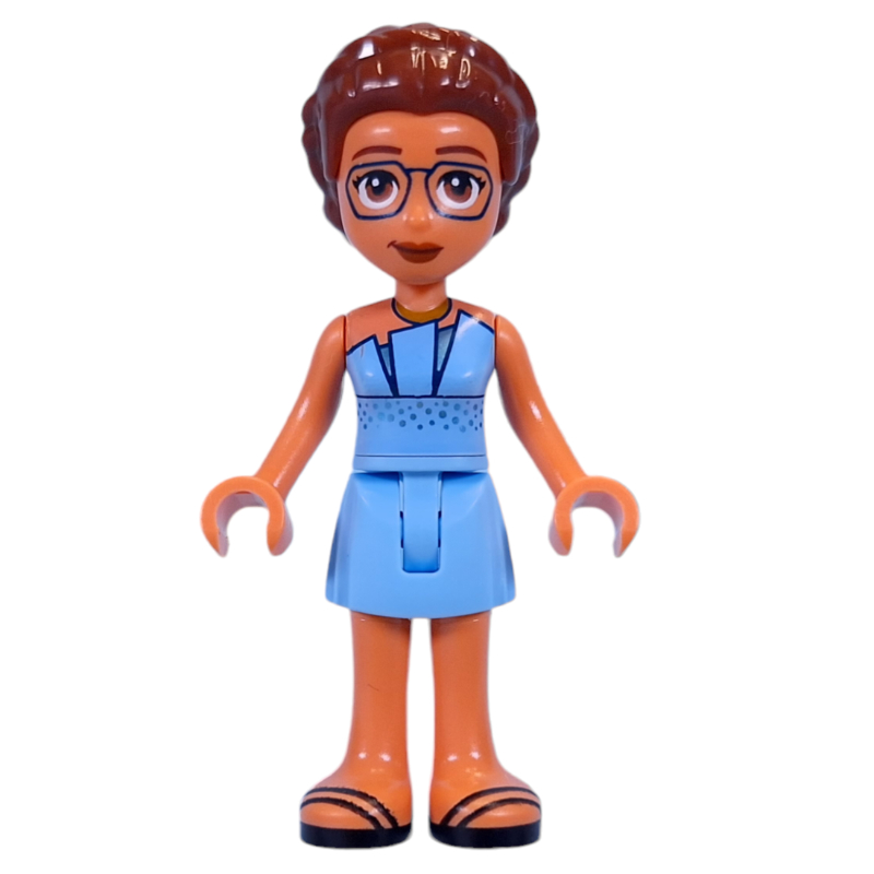 Lego Olivia - Adult, Medium Azure Dress