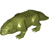 Creature Body Part, Dewback Body, Claws and Short Tail, with Eyes and Nostrils and Leg Spots Print / Olive Green
