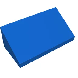 Brick Sloped 30° 1 x 2 x 2/3 / Blue