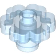Plant, Flower 2 x 2 - Round [Open Stud] / Trans-Medium Blue