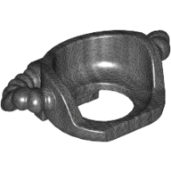 Lego Minifig Neckwear Breathing Apparatus (Cad Bane) / Pearl Titanium