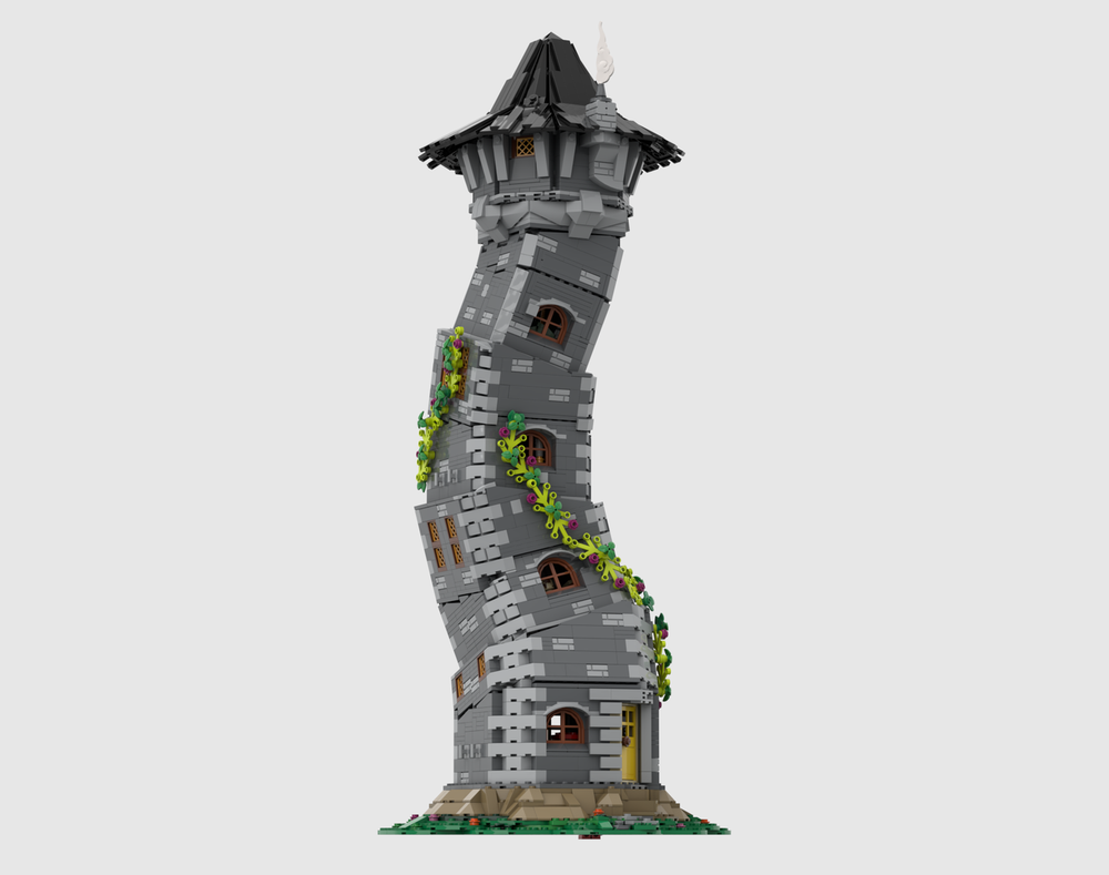 Lego The Crooked Wizard's Tower (Split Design)