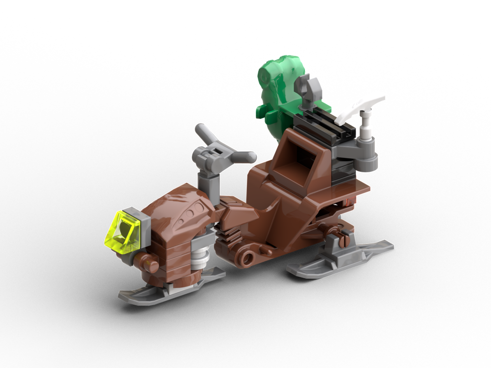 Lego snowmobile