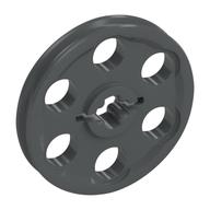 Lego Technic Wedge Belt Wheel [aka Pulley] / Dark Bluish Gray