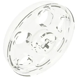 Technic Wedge Belt Wheel [aka Pulley] / Trans-Clear