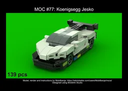 Koenigsegg Jesko (5 studs wide)