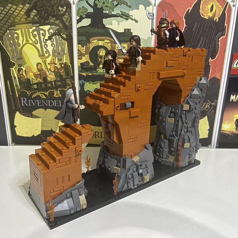 Lego LotR Mines of Moria Staircase