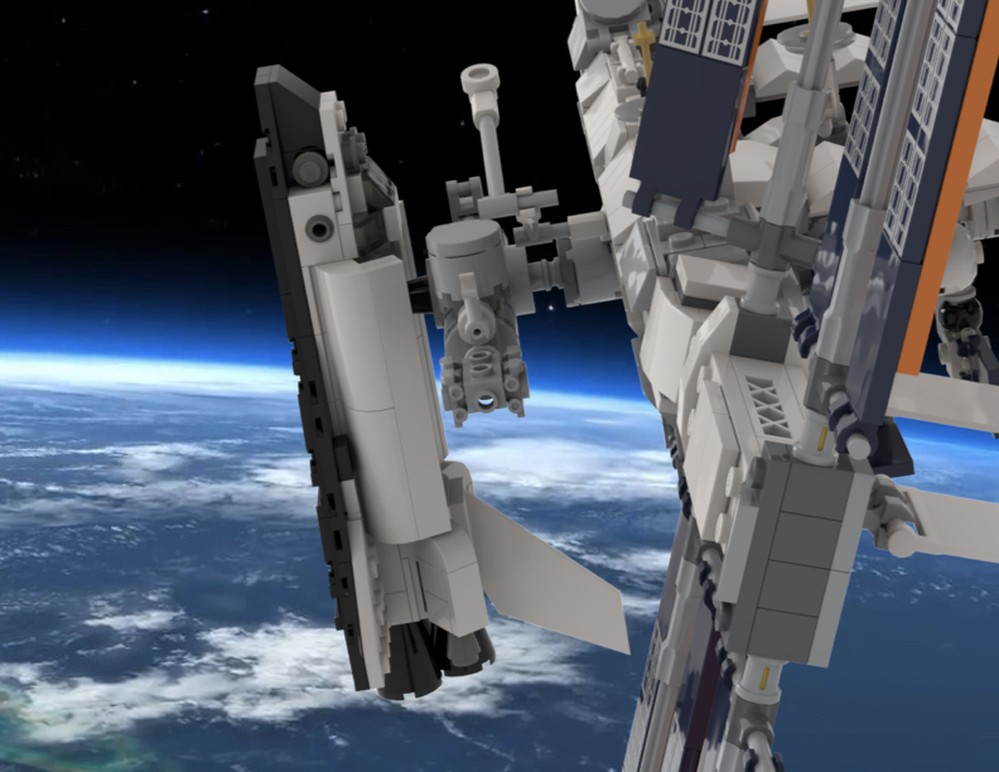 Lego Space Shuttle Orbiter 1:225 scale