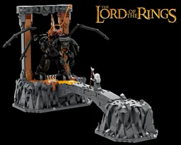 The Balrog v/s Gandalf the Grey